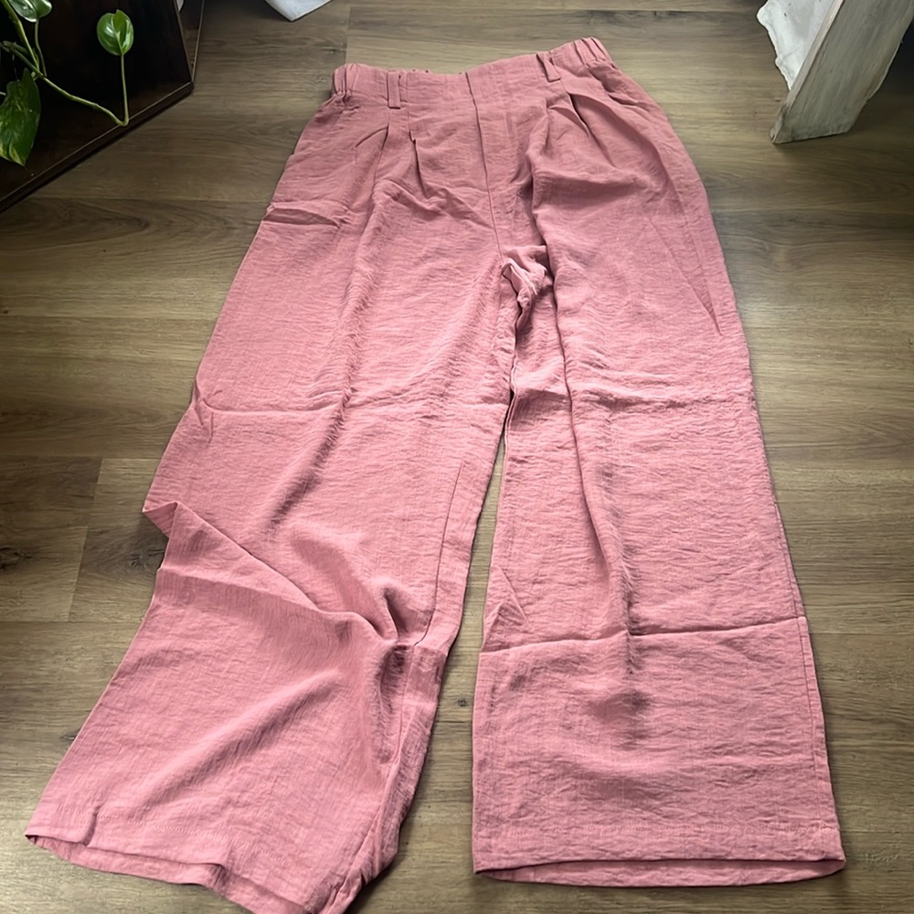 HALARA Pink Wide Leg Pants NWT